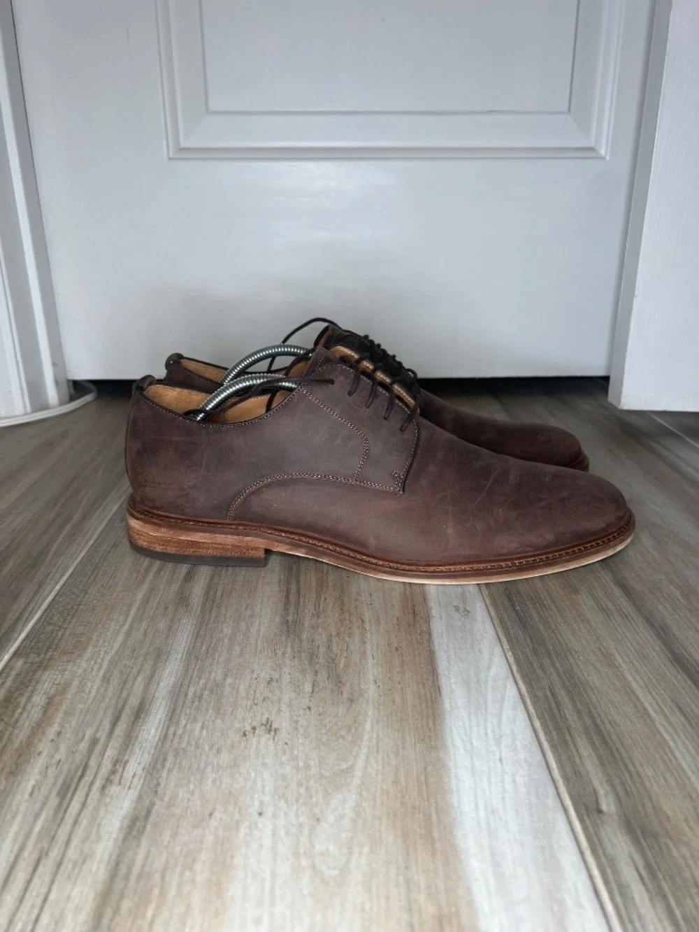 Warfield & Grand Gabeillo Leather Oxfords Shoes Brown Mens Sz 11.5